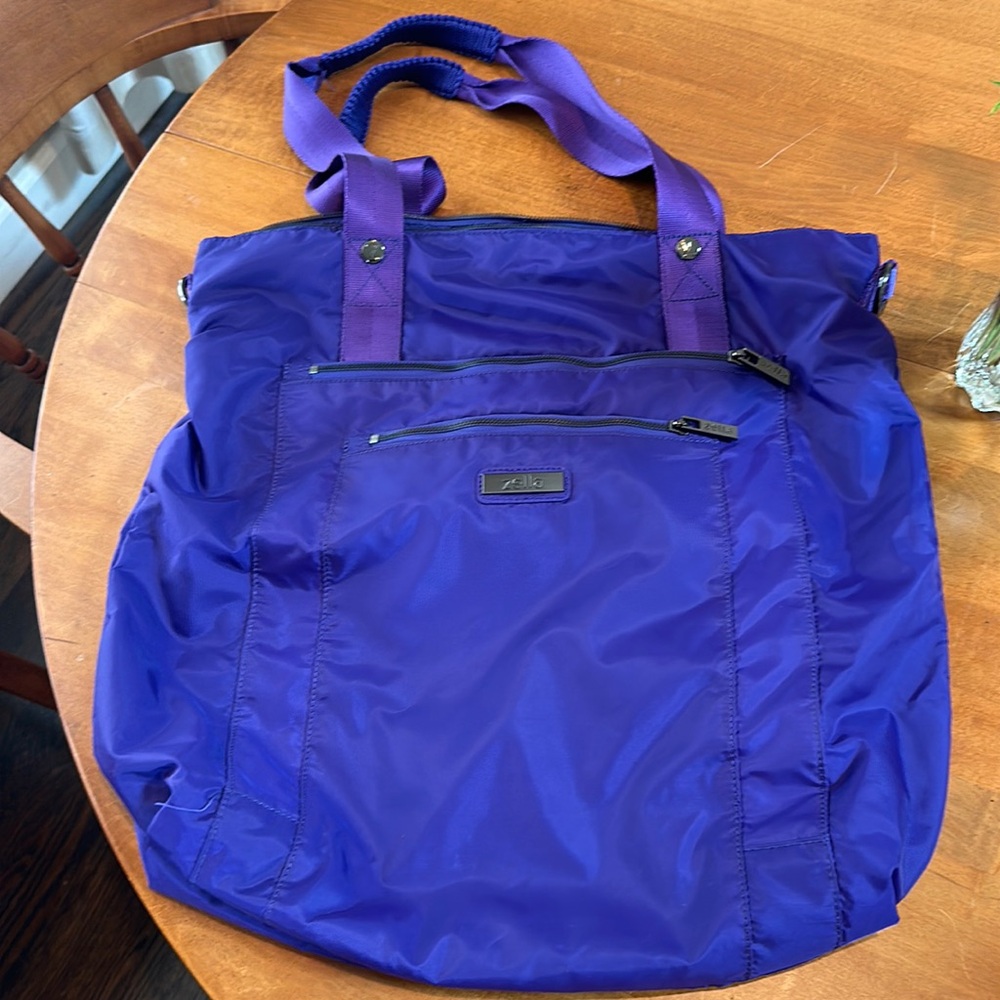 Zella Purple Tote Bag
